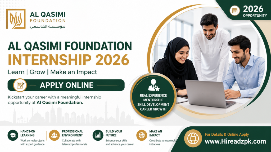 Al Qasimi Foundation Internship 2026 – Latest Summer Internship Opportunities | Apply Online