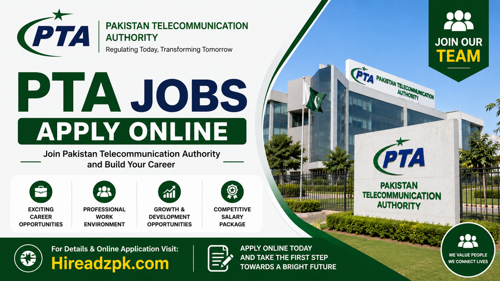 Pakistan Telecommunication Authority PTA Jobs – Online Apply | 1000+ Vacancies