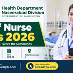 Health Department Naseerabad Staff Nurse Jobs 2026 – Online Apply