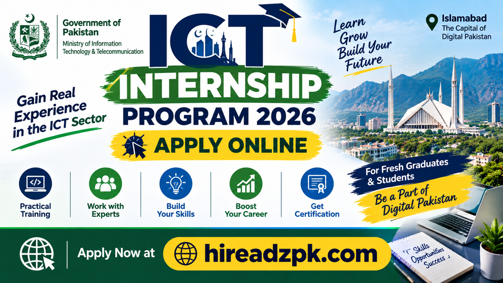 ICT Internship Program 2026 – Summer Internship Program | Apply Online