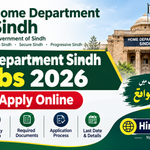 Home Department Sindh Jobs 2026 – Latest Sindh Government Careers | Apply Online